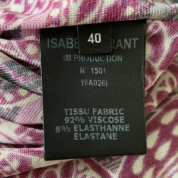 2hr Sale♦️ISABEL MARANT Dress Ruched Jersey Magenta NWOT - Picture 5 of 10